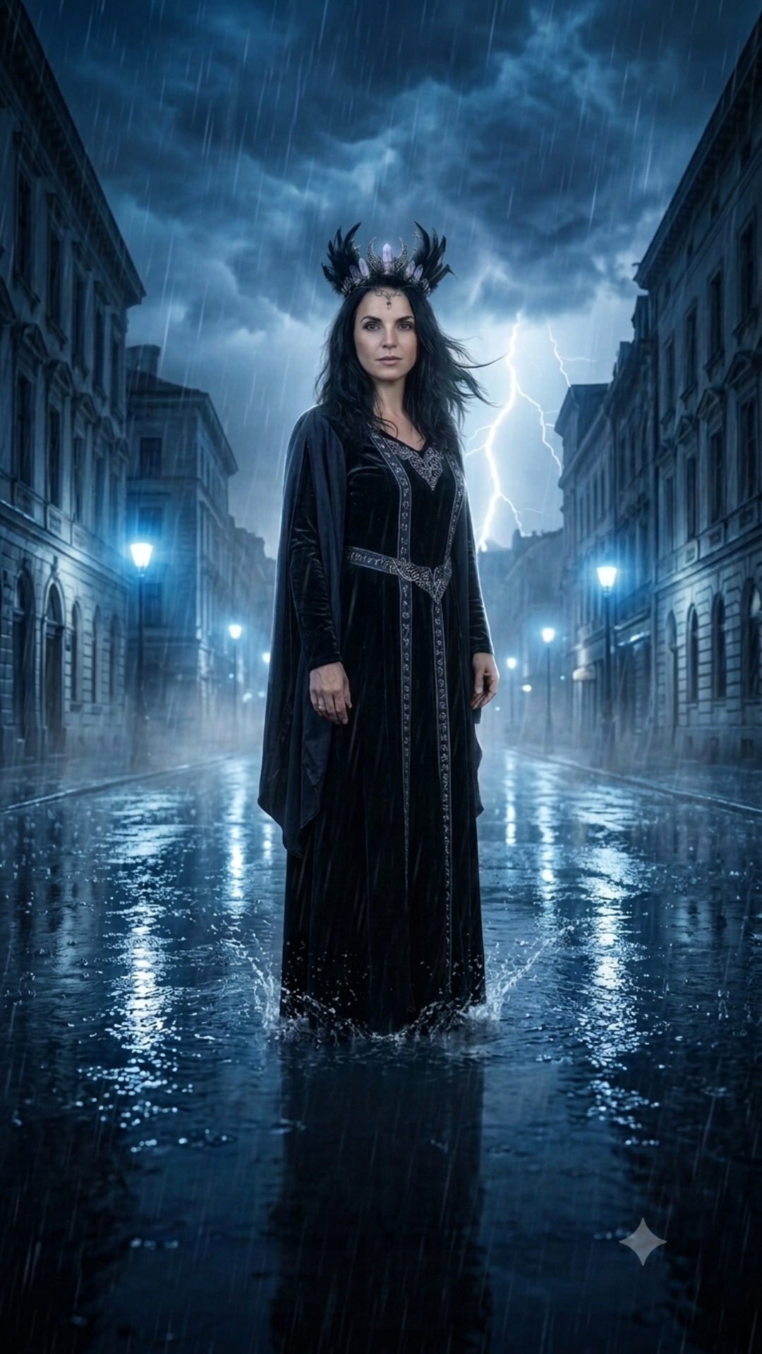 Vertical 9:16 format, ultra-photorealistic cinematic fantasy, Hollywood movie quality. Preserve e...