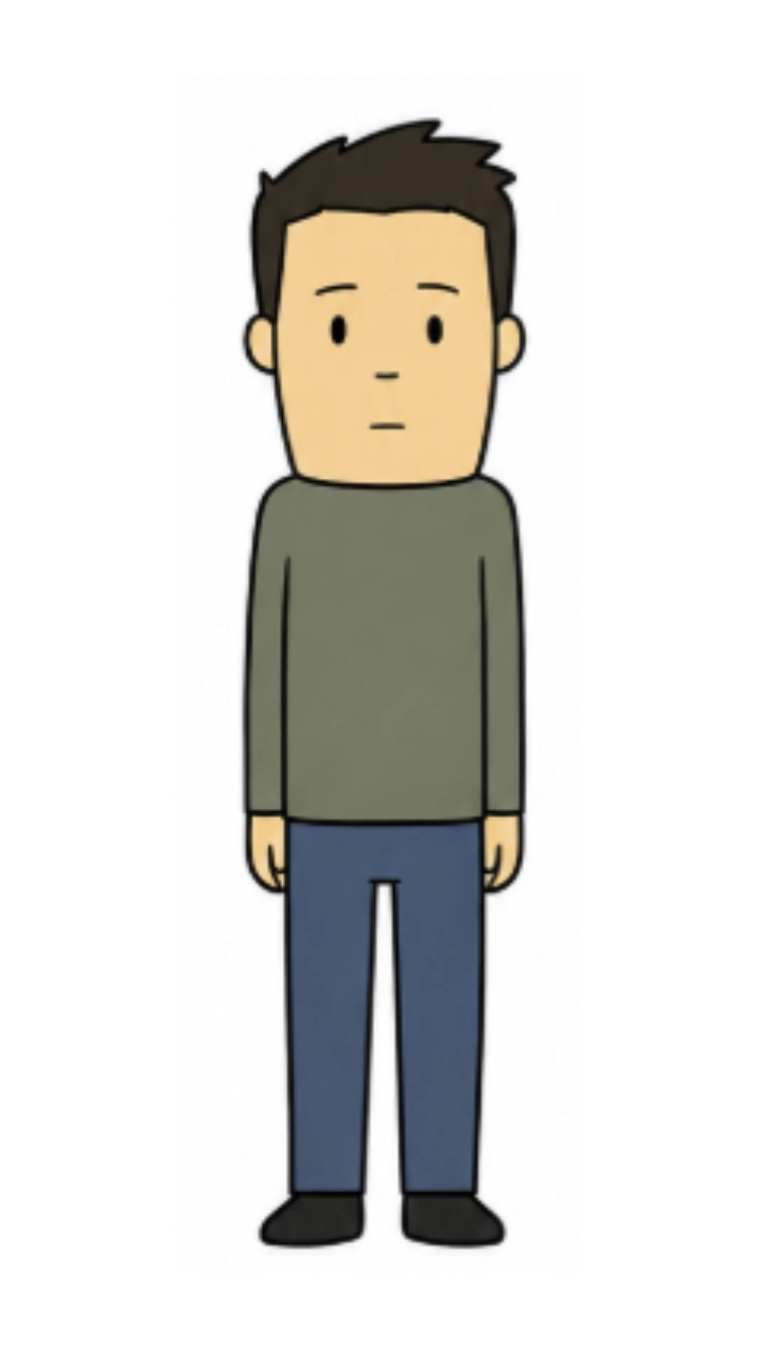 Use the attached male character only. Keep exact character consistency. Show the character from c...
