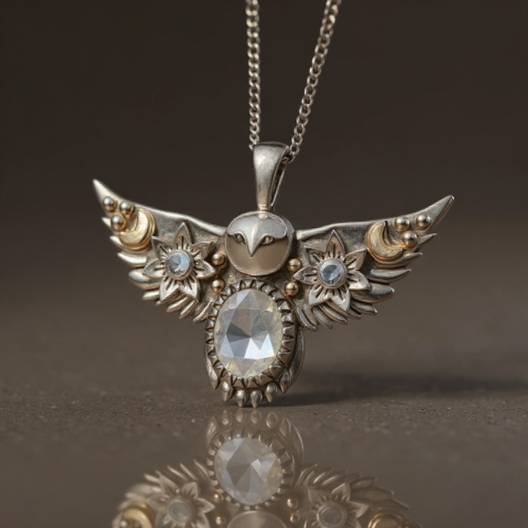 Cinematic product video of a luxury necklace. The background should look like in high-end jewelry...