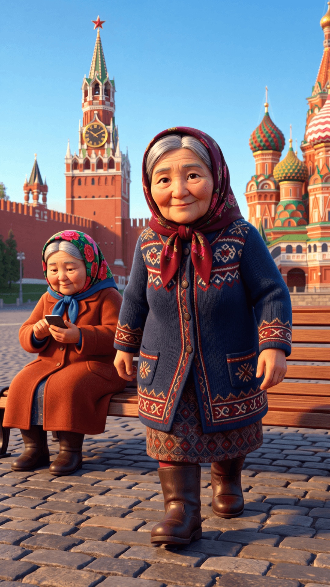 Pixar-style 3D animation, 80% stylized with cinematic realism, vibrant saturated colors, 9:16 ver...