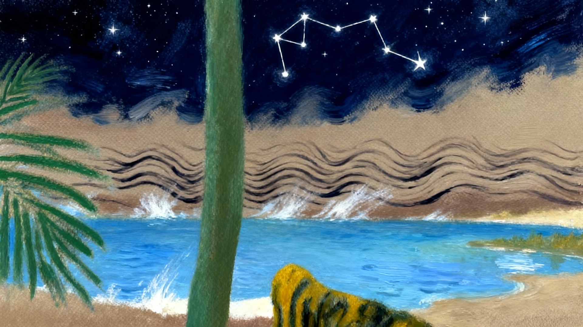 Scintillements nocturne au bord de l'eau qui s'agite sous le vent. Je me perds dans la Grande Our...