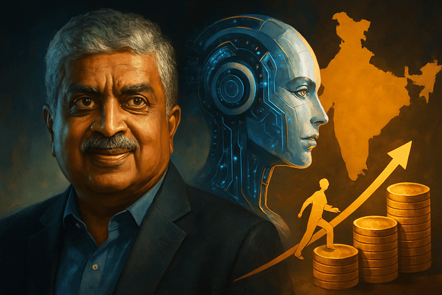 Nilekani: La IA concentrará la riqueza, pero debe servir a la humanidad